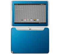 Designfolien@FoliX FX-Carbon-Blue Film décoratif pour Samsung Galaxy Note 10.1 Motif Fibre de Carbone Bleu