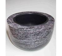 designgrab Coupe funéraire moderne - Diamètre : 25 cm - En granit Orion.