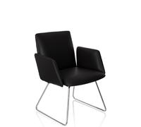 DESIGNIA V - Chaise rembourrée Noir