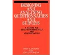 Designing and Analysing Questionnaires and Surveys Adrian Furnham, Chris J. Jackson (Auteur)