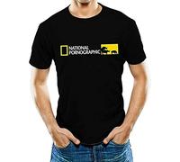Designing Nice National Pornographic Funny T-Shirt Black Graphic Unisex Tee Shirt XXL