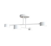 Designix Jovora Plafonnier LED Métal Blanc 4 Lumières | Style Minimaliste