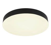 Designix Plafonnier Matthew LED 24W Noir Mat, Ø 30 cm | 2150 lm