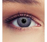 Designlenses, lentilles de couleur violet sans correction (0,00 dioptries), naturelles colorées, 30 jours d'utilisation, 1 paire (2 pièces) (Violet)