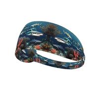 DesignName Bandeau de sport élastique respirant et absorbant la transpiration adapté pour l'exercice et le fitness