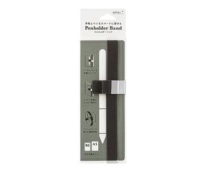 Designphil Midori Book Band, Porte-Stylo, pour B6 - A5, Noir