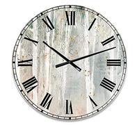DesignQ Horloge murale traditionnelle « A Woodland Walk into The Forest VII » pour maison, chambre, salle de bain, bureau, décoration de salon