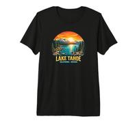 Designs de Voyage Alpine et Lake Tahoe T-Shirt Haut de Gamme