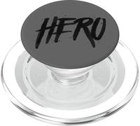Designs Graphiques Fantaisie avec Citations « Build Yourself & Be a Hero » PopSockets PopGrip pour MagSafe