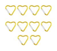 Designs Lot de 10 porte-clés mousquetons pour une utilisation polyvalente lors des voyages et des activités de plein air Utilisation quotidienne décontractée Structure à ressorts haute résistance
