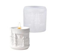Designs Nordiques À Mode Moule Silicone Pour Résine Bijoux En Plâtre D'art Rangement Rangement Outils D'artisanat Réutilisables Utilisation Quotidienne Châteaux Décoratifs Moule À