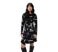 Desigual Robe noir / blanc, Taille S