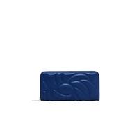 Desigual Accessoires Portefeuille Long en polyuréthane, bi-Pliable Femmes, Bleu, Taille Unique