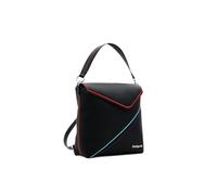 Desigual Accessoires PU, Mini Sac à Dos en polyuréthane Femmes, Noir, Einheitsgröße