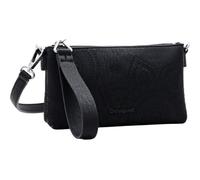 Desigual Accessoires PU Others, Portefeuille bi-Pliable Femmes, Noir, 19.6