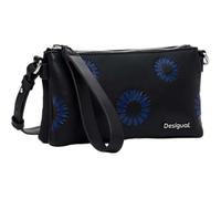 Desigual Accessoires PU Others, Portefeuille bi-Pliable pour Femme, Noir, 19.6