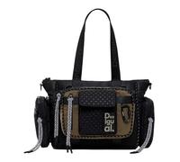 Desigual, ACCESSOIRES SAC À MAIN EN NYLON Femme, Noir, One size