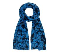 Desigual Accessoires écharpe Longue en Tissu Boa, Bleu, Taille Unique Femmes