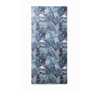 Desigual Accessories Fabric Rectangle Foulard Fou_Denim, Bleu, Taille Unique Femme