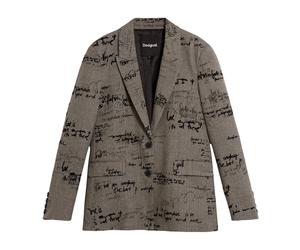 Desigual - Ame_Andy Blazer - Femme - Vestes - Gris - Taille: 36 FR