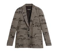 Desigual - Ame_Andy Blazer - Femme - Vestes - Gris - Taille: 38 FR