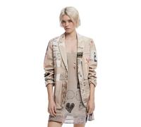Desigual AME_NEWSPAPER COLLAGE_LA, 6008 BEIGE, XL