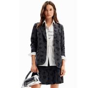Desigual AME_ZAGREZ, 2003 GRIS VIGORE MEDIO, S, Noir, Taille S