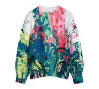 Desigual - Arty Printed Sweater - Femme - Pulls - Multicolore - Taille: 38 FR