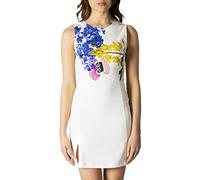 Desigual Audrey Robe décontractée pour femme, Blanc., Taille L