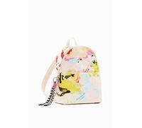 Desigual, BACK_MANCHAS_MOMBASA MINI U 1001 RAW Femmes, Blanc, Taille unique