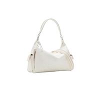 Desigual Bag_Half Logo 24 Ne, Sac à bandoulière en polyuréthane Femmes, Blanc, Taille Unique