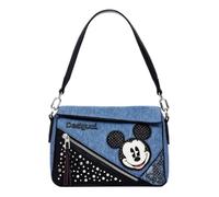 Desigual Bag_Mickey Deni, 5008 Denim Dark Blue, U, Sac à Main en polyuréthane Femmes, Bleu