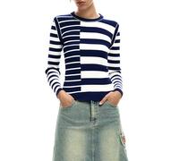 Desigual Pull femme Bergen Bleu XL