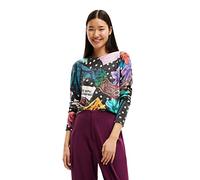 Desigual Black Jers_Spice 2000 Black Pull Sweater Femme (Lot de 1)