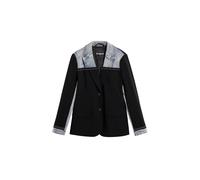 Desigual Blazer bleu denim / noir, Taille 40
