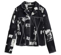 Desigual BLAZER_NEWSPAPER_BLAC, 2006 DARK GREY, M
