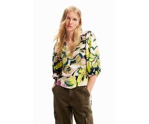Desigual Blus_Darrell Blouse, Vert, Taille S Femme