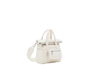 Desigual Bols_Basic Accessoires modulaires pour femme Sac de corps croisé en nylon, blanc, Blanc., Taille unique
