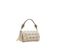 Sac à bandoulière - DESIGUAL - 24SAXP23 - Effet cuir beige - Motif géométrique - Dimensions 24.2x5.5x12.7 cm