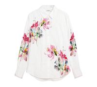Desigual - CAM College Shirt - Femme - Blouses et Chemises - Blanc - Taille: 40 FR