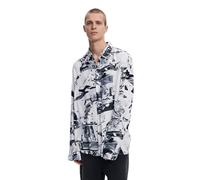 Desigual Cam_Moto T-Shirt, Citronier, L Homme