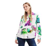 Desigual Cam_Trieste Blouse, Blanc, XL Femme
