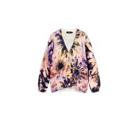 Desigual Cardigan jaune clair / lilas / rose ancienne, Taille L