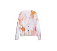 Desigual Cardigan orange / rose pastel / blanc, Taille M