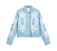 Desigual - Chaq_Border Jacket - Femme - Vestes - Multicolore - Taille: 38 FR