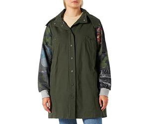 Desigual Chaq_Jorja, 4092 Kaki Parka, Vert, X-Small Femme