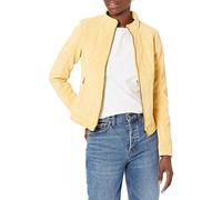 Desigual Chaq_mar Veste en Cuir synthétique, Jaune, XS Femme