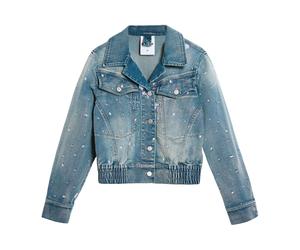 Desigual - Chaq Pony Jacket - Femme - Vestes - Bleu - Taille: 40 FR