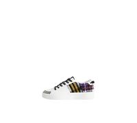 Desigual Chaussures pour Femme - Fancy - Tartan 1000 - Blanc, Blanc., 36 EU
