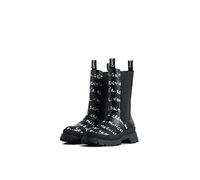 Boots femmes Desigual SHOES CHELSEA HIGH LETTERING Noir 37